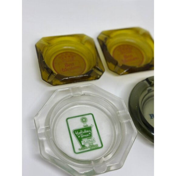 VTG Motel Glass Ashtray Lot | Holiday Inn, Rodeway, Best Western Collectibles - Picture 3 of 10